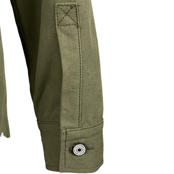 Gustin Army Green Canvas Chore Coat XS - Picture 8 of 13